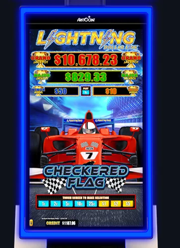 Checkered Flag pokie by Aristocrat