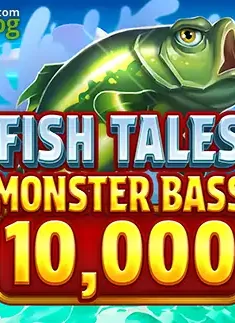 Fish Tales Monster Bass 10,000 pokie by Booming Games